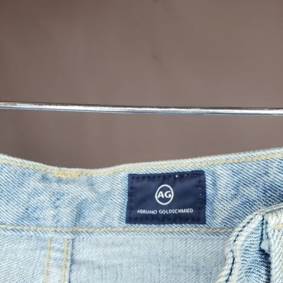 NWT AG Isabelle Paneled Straight Jeans in Infamous Size 27 - Picture 9 of 15